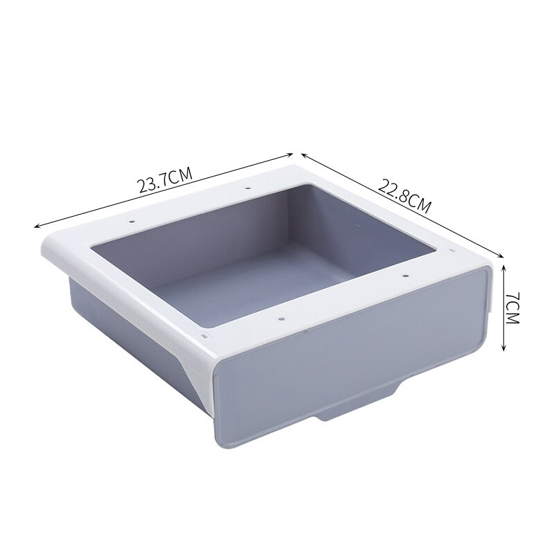 

Скрытый выдвижной ящик для хранения ABS серый