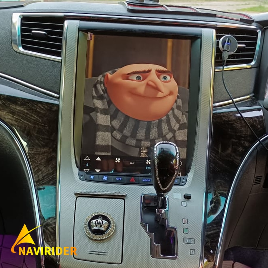 

Автомобильный радиоприемник 12,1 дюйма 128 Гб ПЗУ экран Tesla Android 13 для Toyota VELLFIRE Alphard H20 2008 - 2014 GPS мультимедийный видеоплеер HU