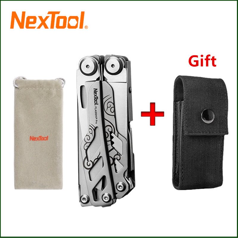 

NexTool Flagship Pro 16 в 1, специальный ручной инструмент, многофункциональные плоскогубцы, складной нож, отвертка, открывалка для консервных банок, ножницы, инструменты для улицы