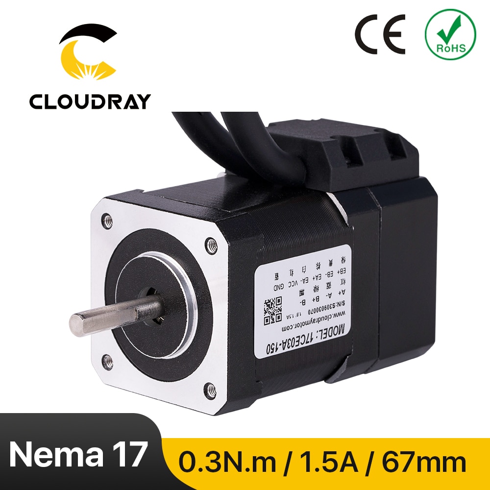 

Шаговый двигатель Cloudray Nema 17 0.3нм