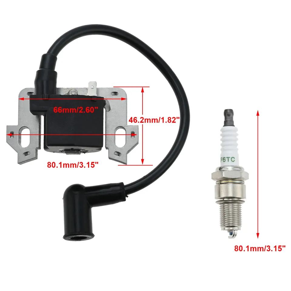 

Катушка зажигания GCV160 для Honda 30500-ZL8-004 30500-ZL8-014 30500-ZOJ-003 GCV135 GCV160 HRR216, двигатель газонокосилки с свечей зажигания