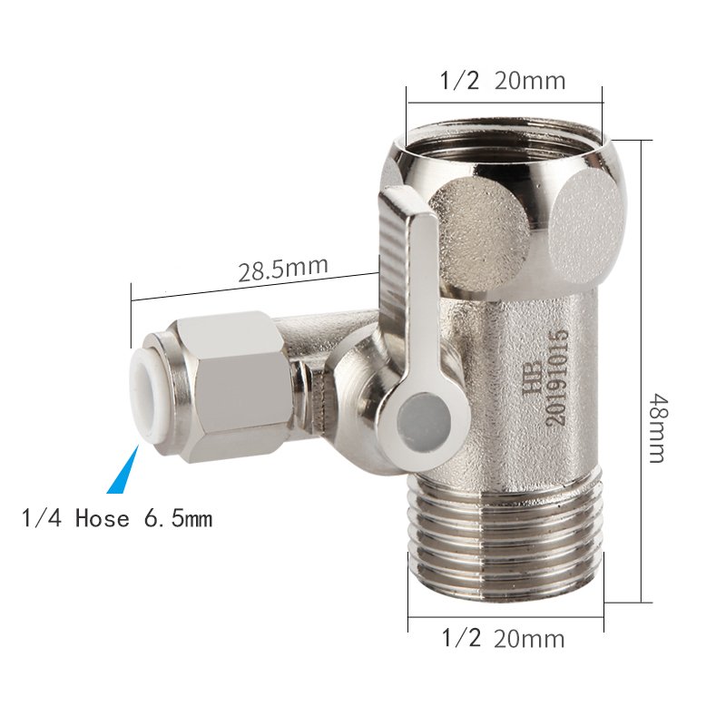 

Латунный тройник для воды 1/2'' 1/4'' 3/8''
