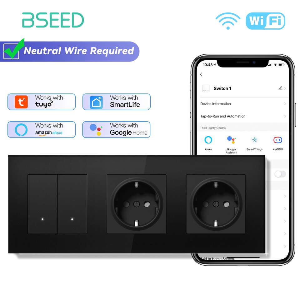 

BSEED Умные выключатели света с USB