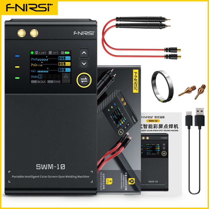 

FNIRSI SWM-10 портативный аппарат для точечной сварки