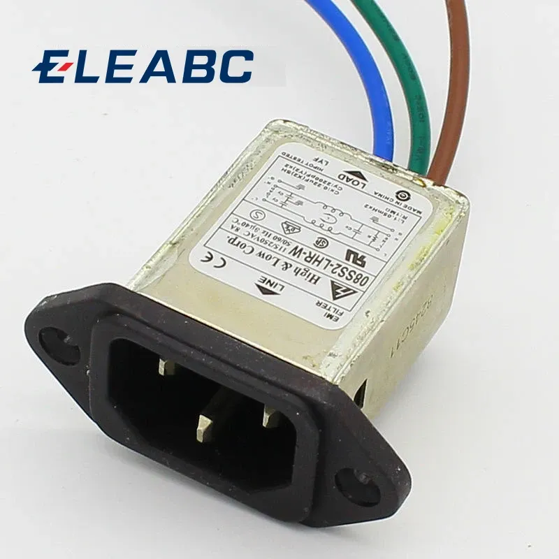 

Фильтр EMI розетка ELEABC 08SS2-LHR-W