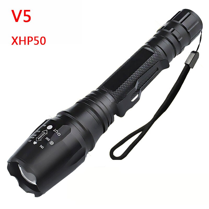 

Litwod Z25 200000lm черный тактический фонарик