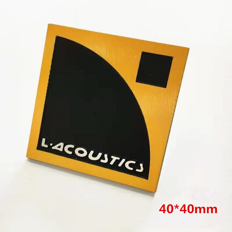 

Металлическая табличка LA Lacoustics 40*40 мм