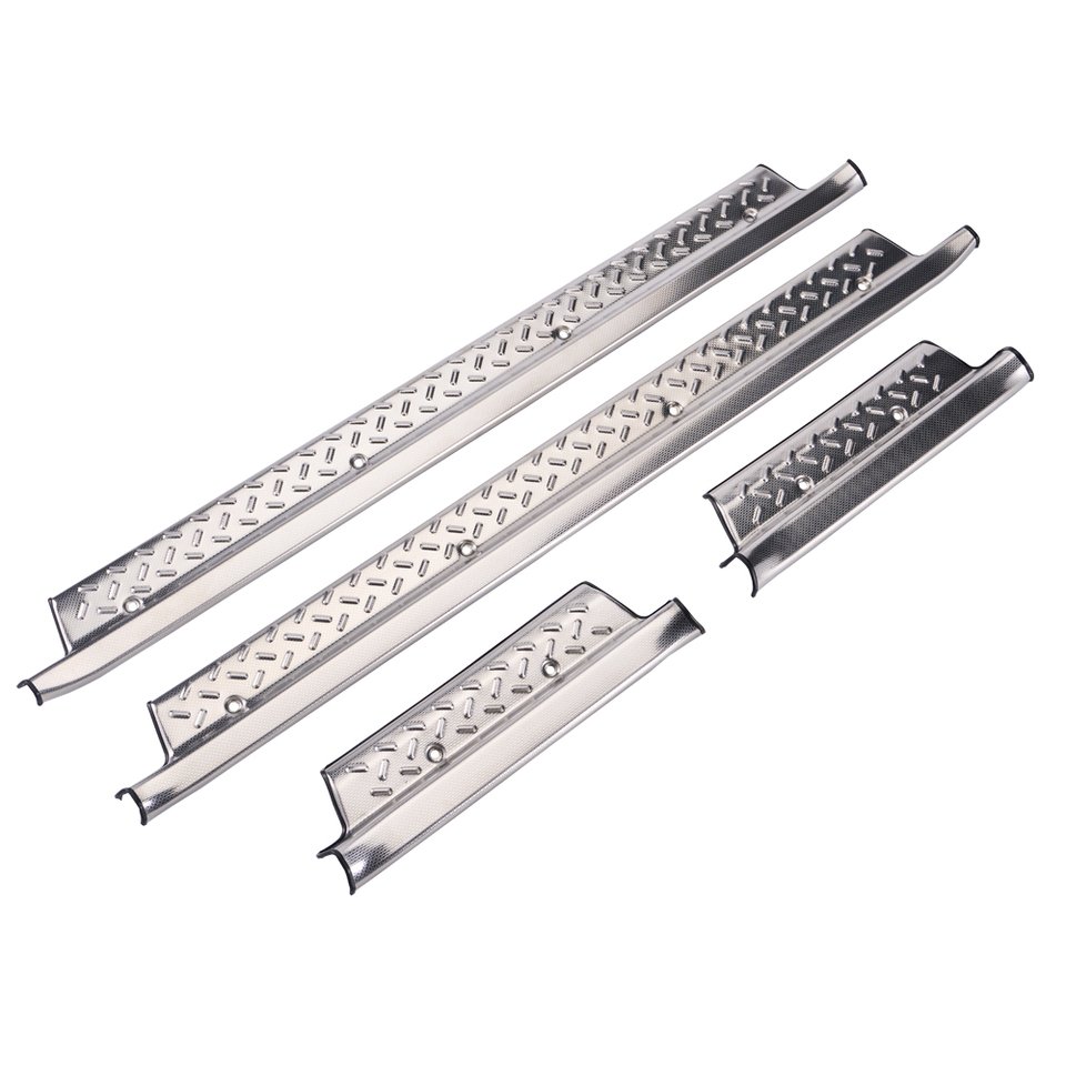 

304 # Накладки на накладки на порог из нержавеющей стали для Toyota Land Cruiser 70 76 79, аксессуары 2007-2025