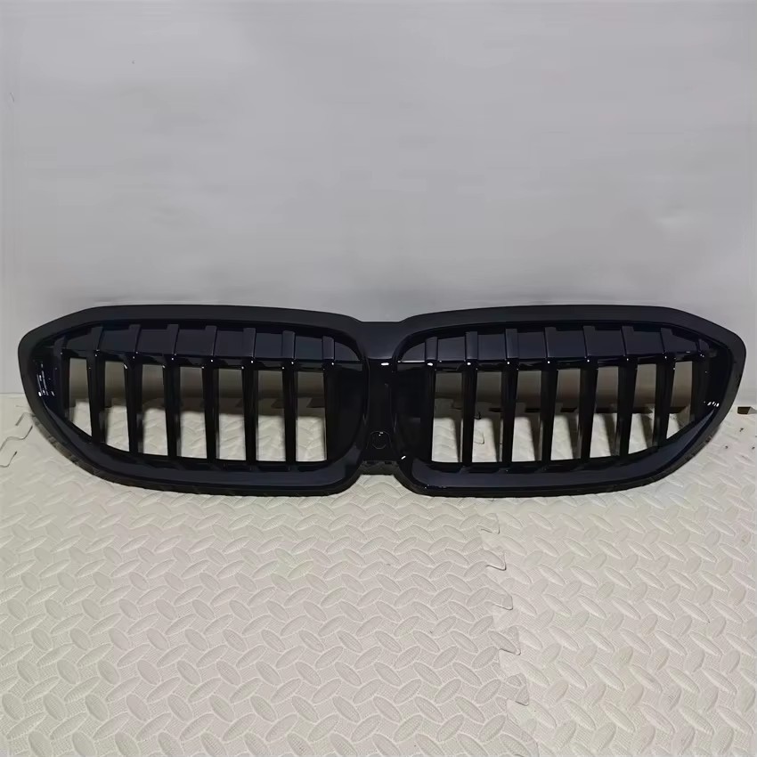 

Гоночные решетки с одной планкой для BMW 3 серии G20 G21 318i 320i M340i 2019-2022 M-Pack Глянцевый черный передний бампер Решетка для почек