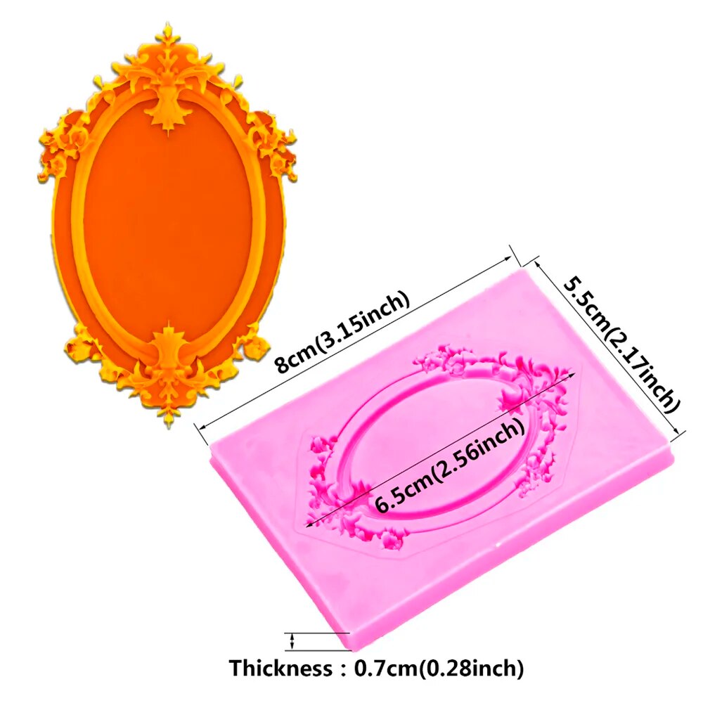 

Силиконовые формы для декорирования тортов "Mermaid Silicone"