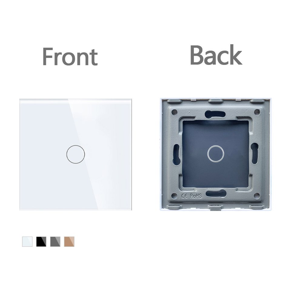 

Сенсорный выключатель TAWOIA для ЕС и России, сенсорные переключатели, 157 мм, сделай сам, с белой стеклянной панелью, функциональные детали, товары для дома