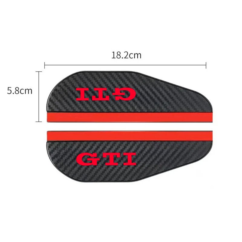 

2 шт., наклейка на зеркало заднего вида, дождевик для VW Golf 5 6 7 8 GTI Polo Mk6 R Mk7 Mk4 5