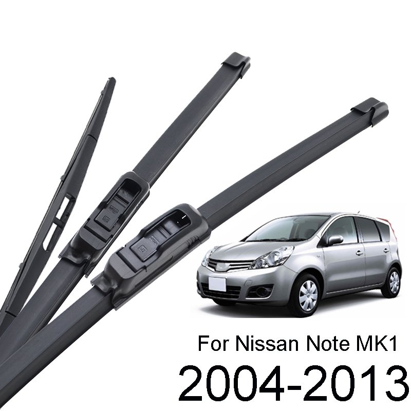 

Xukey 24 "14" 12 "комплект щеток переднего и заднего стеклоочистителя для Nissan Note MK1 E11 2013 2012 2011 2010 2009 2008 2007 2006 2005 2004