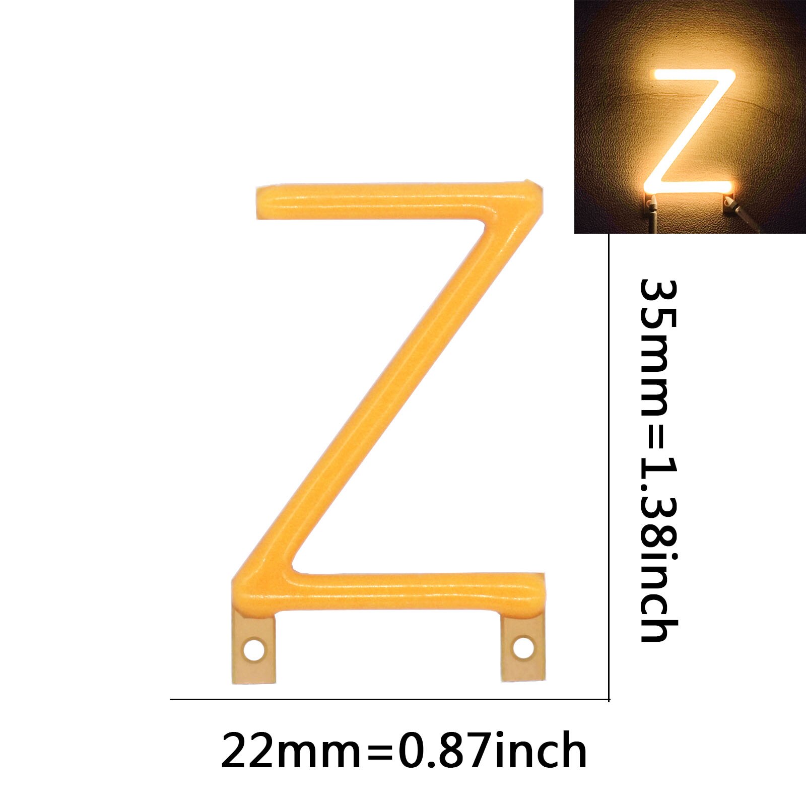 

LED буквы для ламп Эдисон DT&ZM, теплый белый свет