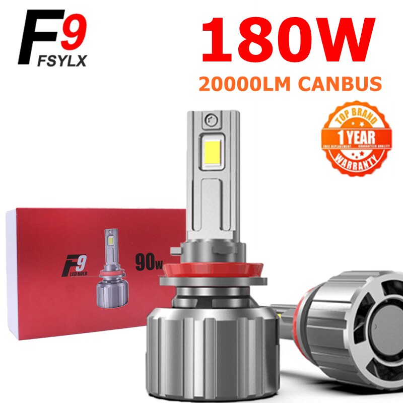 

180W F9 LED H7 H11 H1 9005 H4 Комплект передних фар противотумансветильник H4 H7 H8 H11 H1 9005 9006 светодиодный ная лампа передсветильник фасветодиодный s лампа
