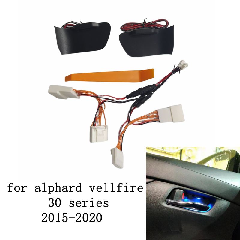 

Светодиодная лампа на дверную ручку в форме чаши, светильник для alphard vellfire 30 серии 2015 2016 2017 2018 2019 2020 2021