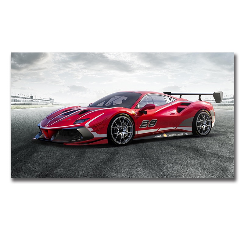 

Картина на холсте Ferrari 488 Challenge Evo