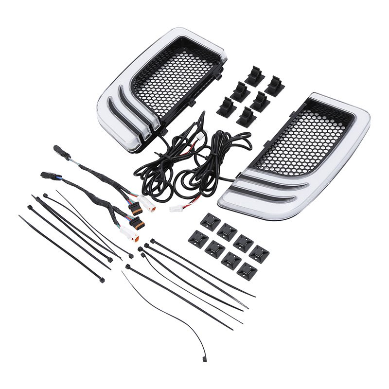 

Обтекатель для мотоцикла, нижний гриль, сигнал поворота, фотообтекатель для Harley Touring Road King Street Electra Glide 2014-2023