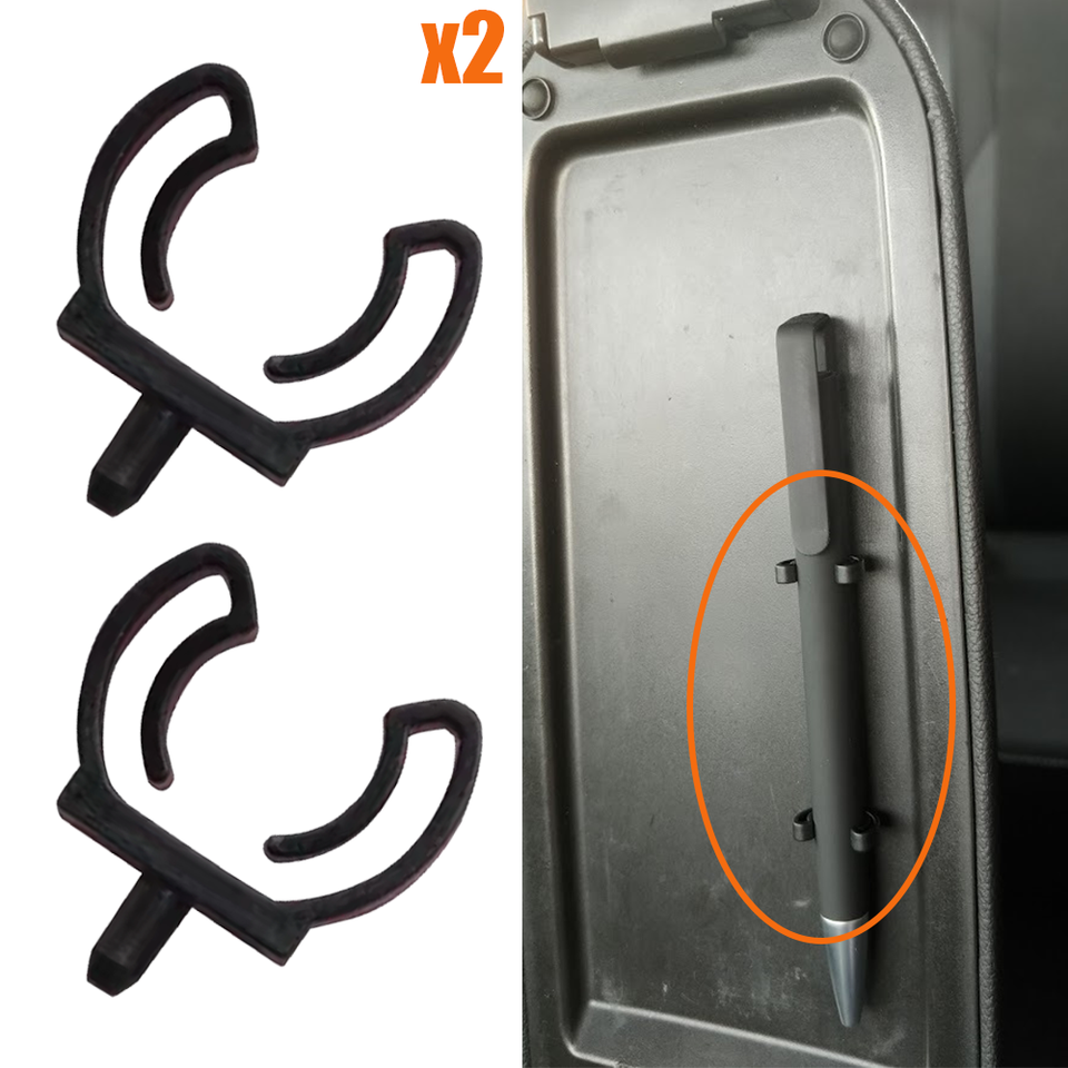 

2 шт. для VW Tiguan 5N AD 2007 2008 2009 2010 2011 2012- 2024 новый ящик для перчаток Органайзер Блокировка карандаш клипсы заклепки черный