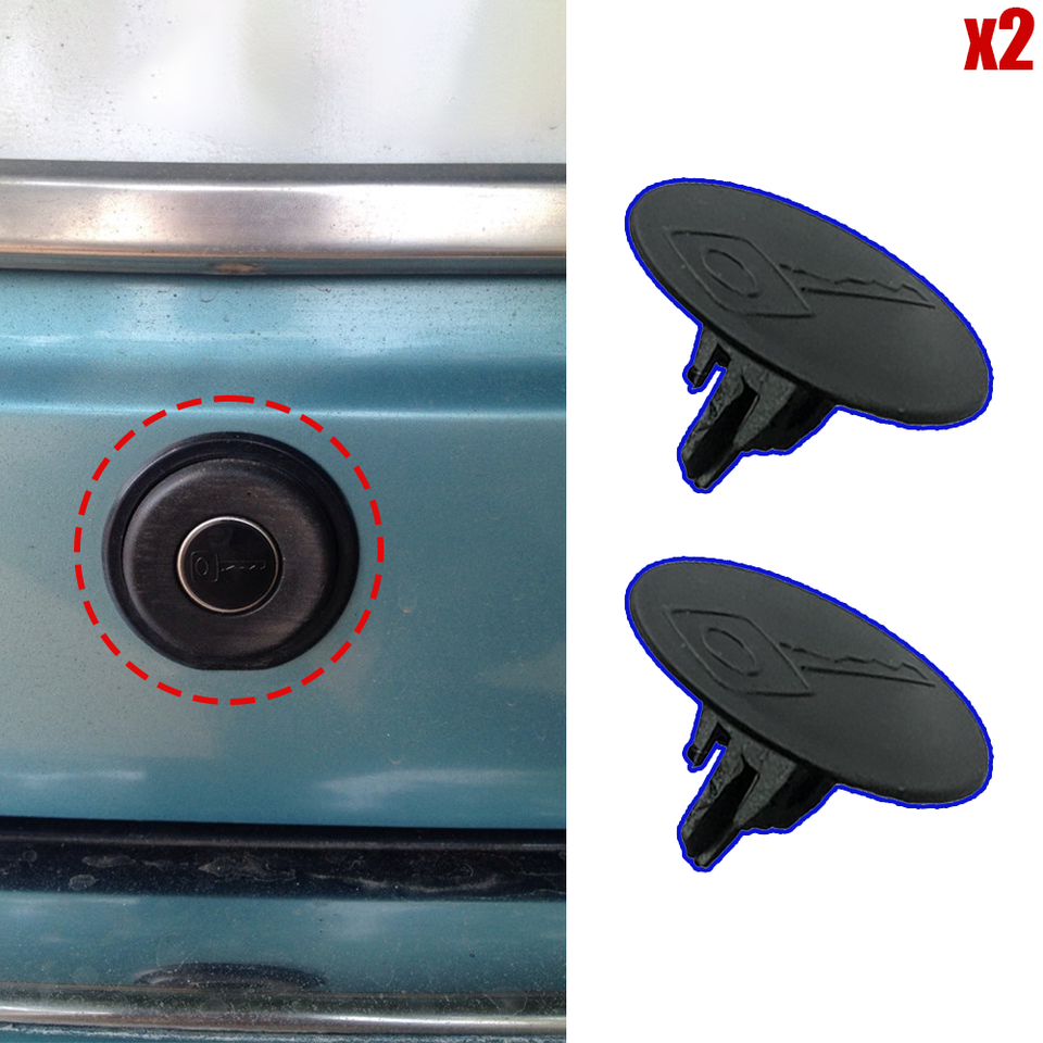 

2x для Ford Focus II III Hatchback 2004 2005 2006 2007-2018 Новый черный дверной замок, замок, отверстие для ключа, заглушка, зажимы
