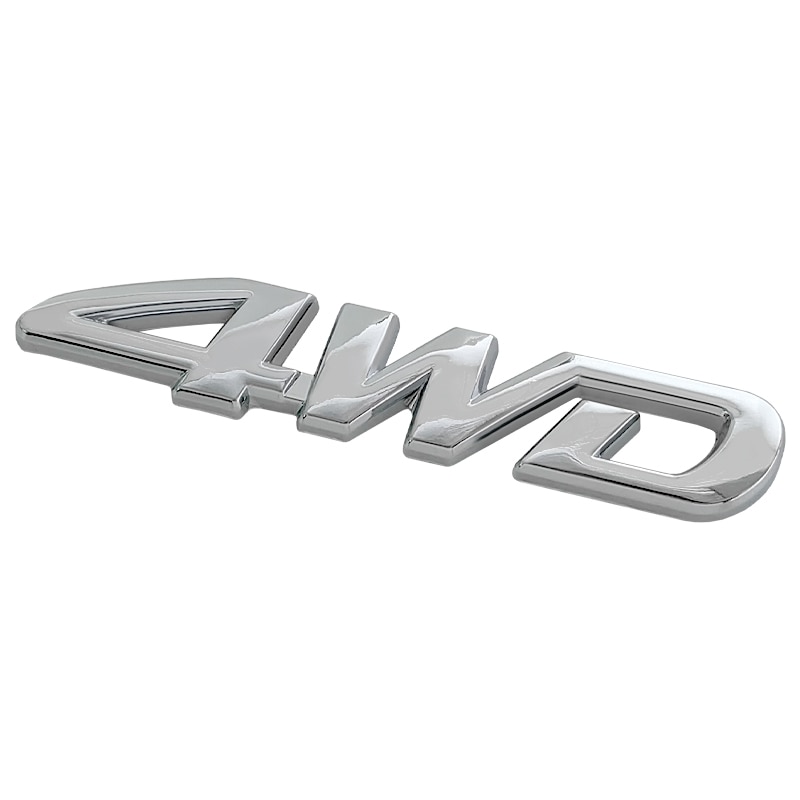 

3d металлический логотип 4WD эмблема буквы знак, наклейка на автомобиль наклейка 4WD аксессуары