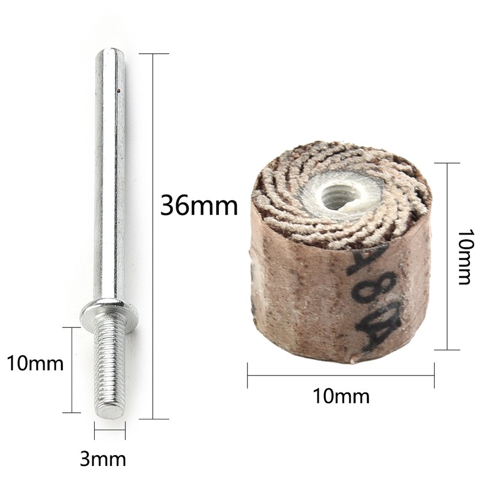 

Шлифовальные диски абразивные 80-600, 10 шт., Dremel