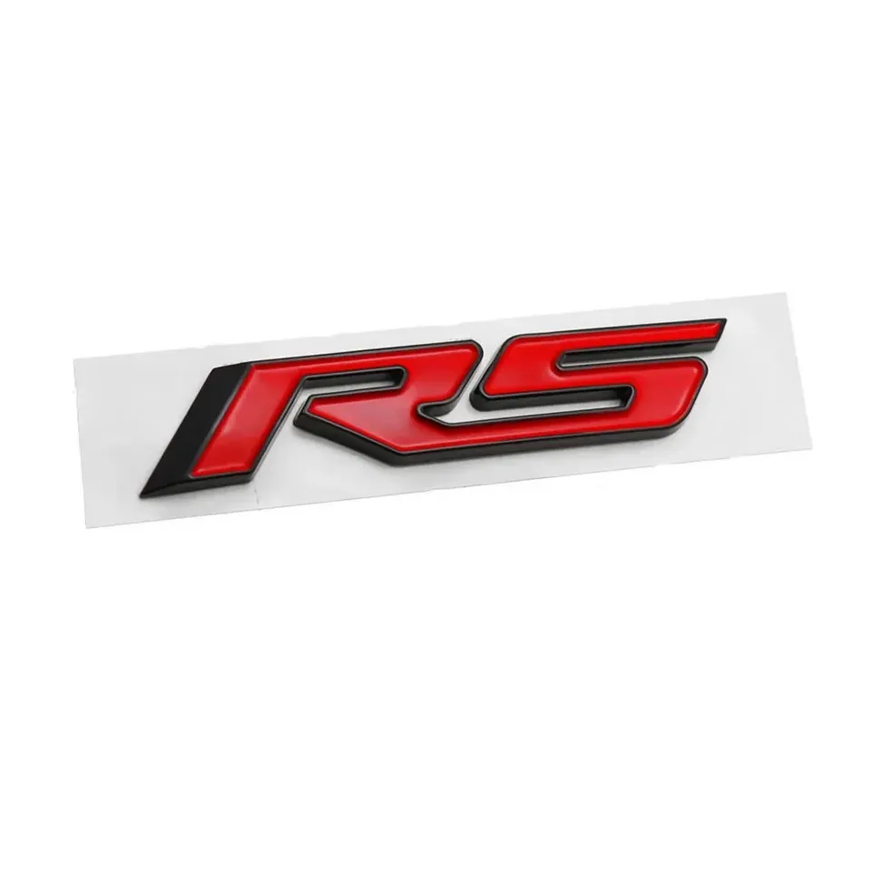 

Chevrolet RS Логотип Багажник Автомобиля Эмблема Наклейка Для Camaro Cavalier Onix Cruze Aveo Sail Silverado Авто Внешние Акс...