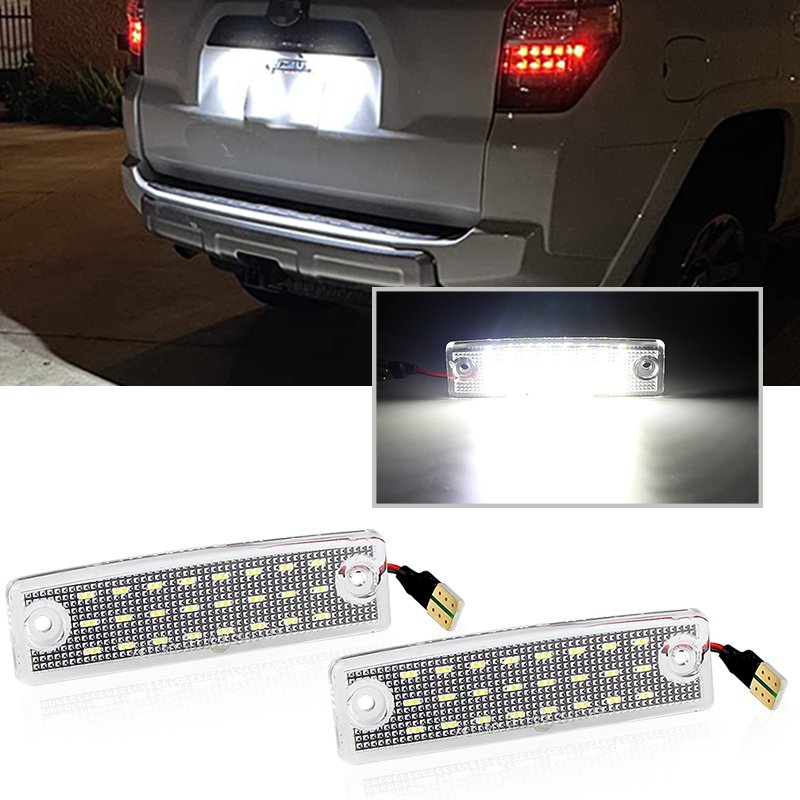 

Подсветка для номерного знака, для Toyota 4runner 1996-2018 Sequoia 2001-2016 Land Cruiser Prado Lexus GX470, Carina, 2 шт.
