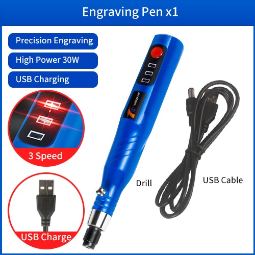 

Tungfull USB мини-дрель 3 скорости