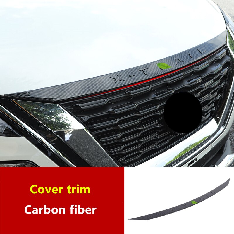 

Обшивка капота для Nissan X-trail T33 2021-2023, сетчатая передняя крышка, яркая полоса, аксессуары для модификации экстерьера автомобиля