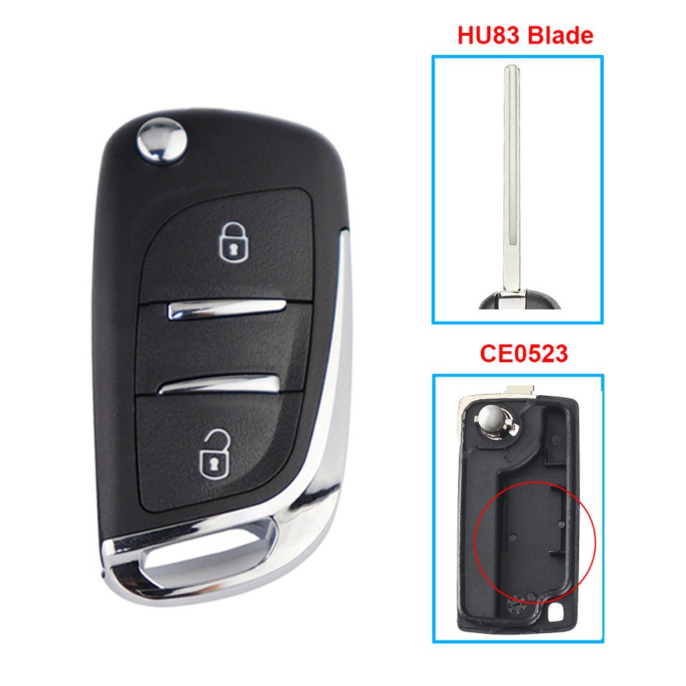

Для Peugeot 207 206 307 308 407 208 306 107 406 807 Партнер для Citroen C2 C3 C4 C5 C6 C8 Xsara Berling удаленный корпус автомобильного ключа