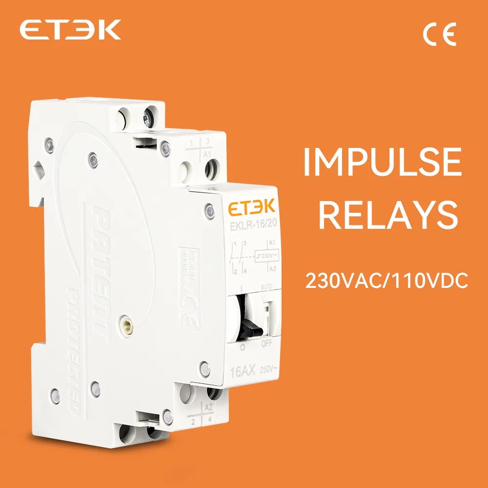 

Импульсное реле ETEK EKLR 230В/110В