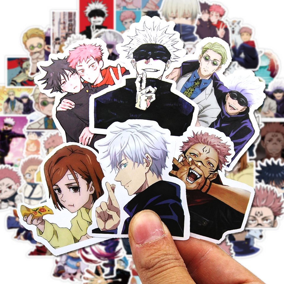 

Набор наклеек аниме Jujutsu Kaisen Satoru Gojo 30/60/180 шт LOLEDE