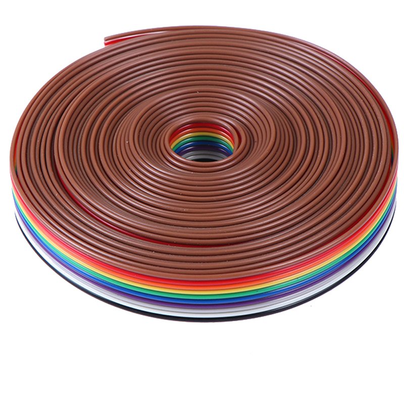 

HELTC 10 WAY Flat Cable 5м радужный