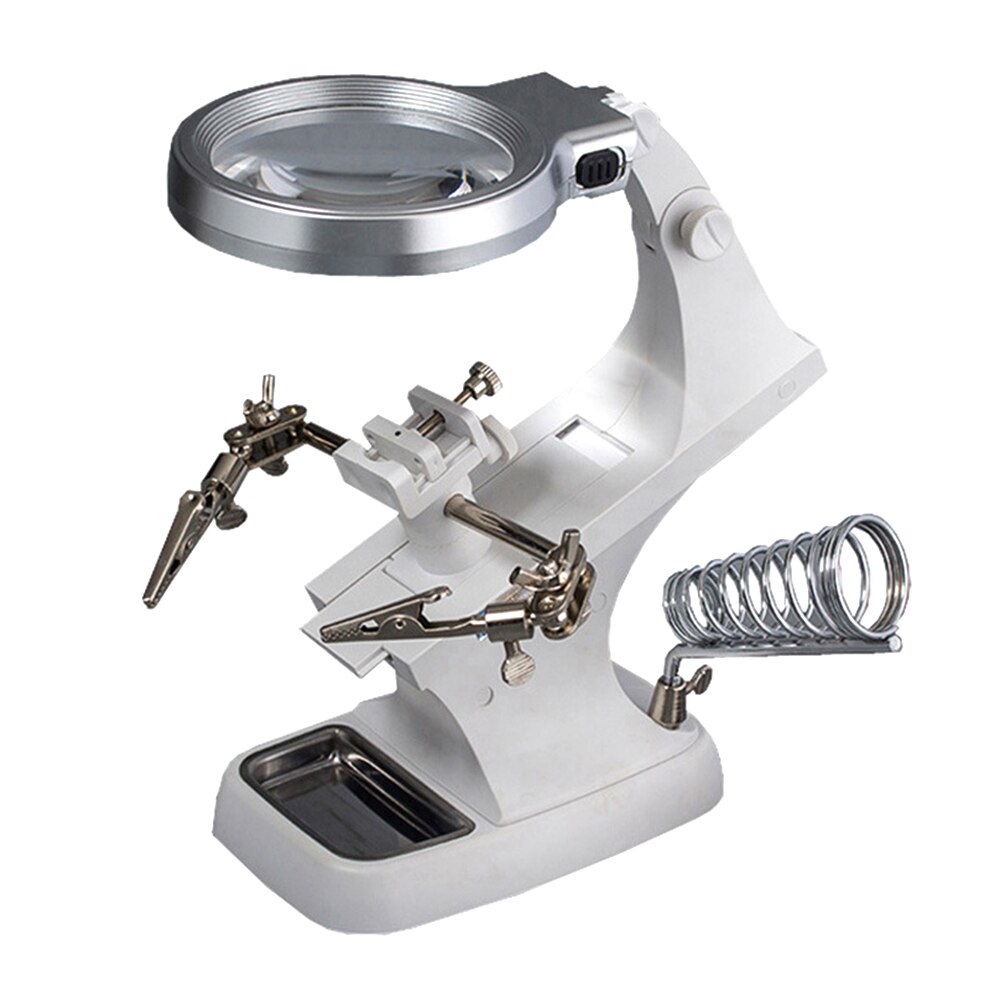 

Подставка для паяльника Aideepen Multi-functional Welding LED Magnifier