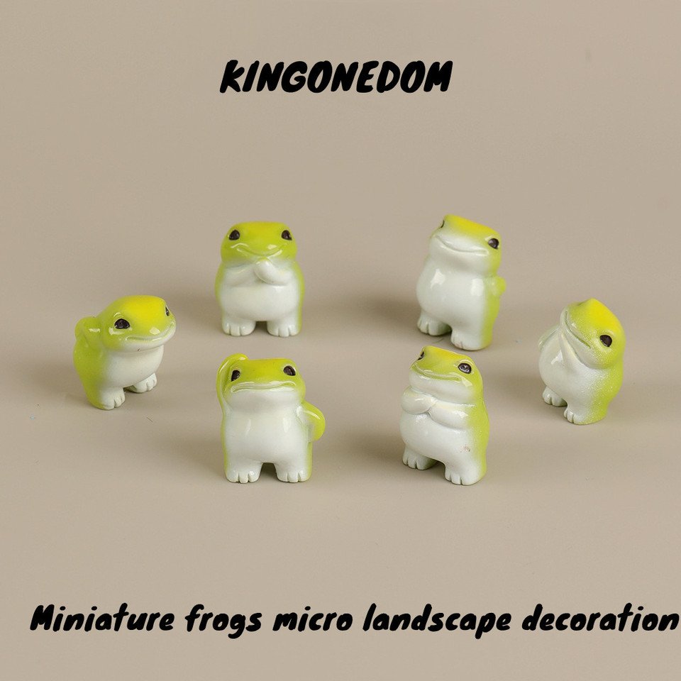 

Мультяшный мини-варг сказочный сад миниатюры 6 шт. Forgs Kawaii домашний декор микро пейзаж украшения декор стола