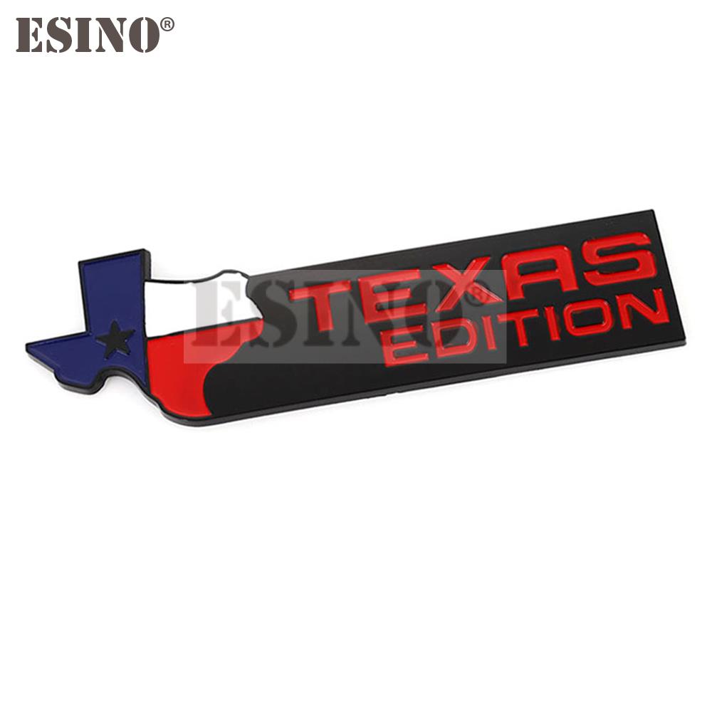 

Автомобильный Стайлинг эмблема «Texas Edition» 3D, металлический сплав, клейкая эмблема, задний багажник, наклейка, Автомобильный кузов, наклейка, автомобильный аксессуар