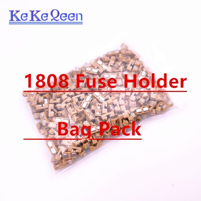 

Free Shipping 100pcs/lot 1808 Fuse Holder 9.73mm*5.03mm FUSE BLOK CARTRIDGE Reel Pack or Bag Pack
