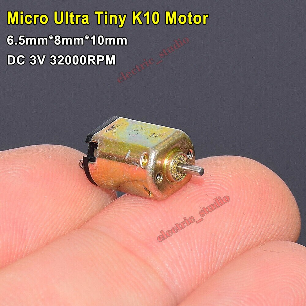 

Мини-двигатель K10 1.5V-3V 32000 об/мин 1мм вал