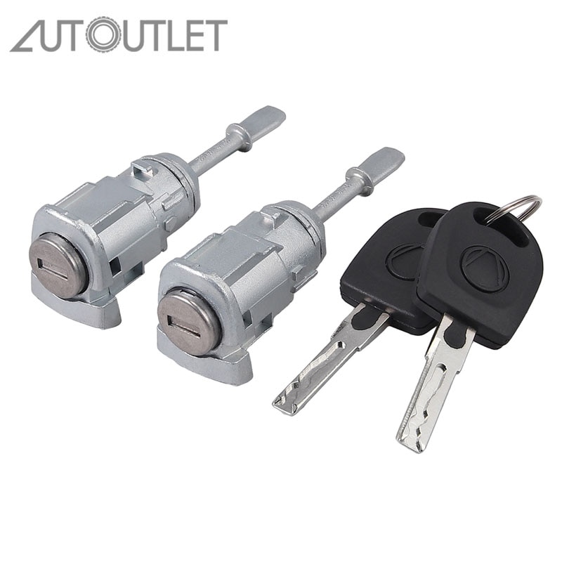

AUTOUTLET 2 шт. замок цилиндр дверной замок левый и правый для V W PASSAT B5 3B0837167 3B0837168