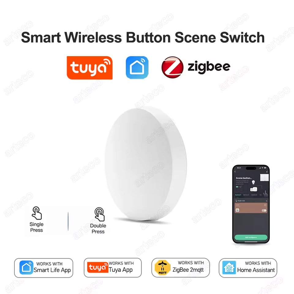 

Tuya ZigBee умный переключатель сцен