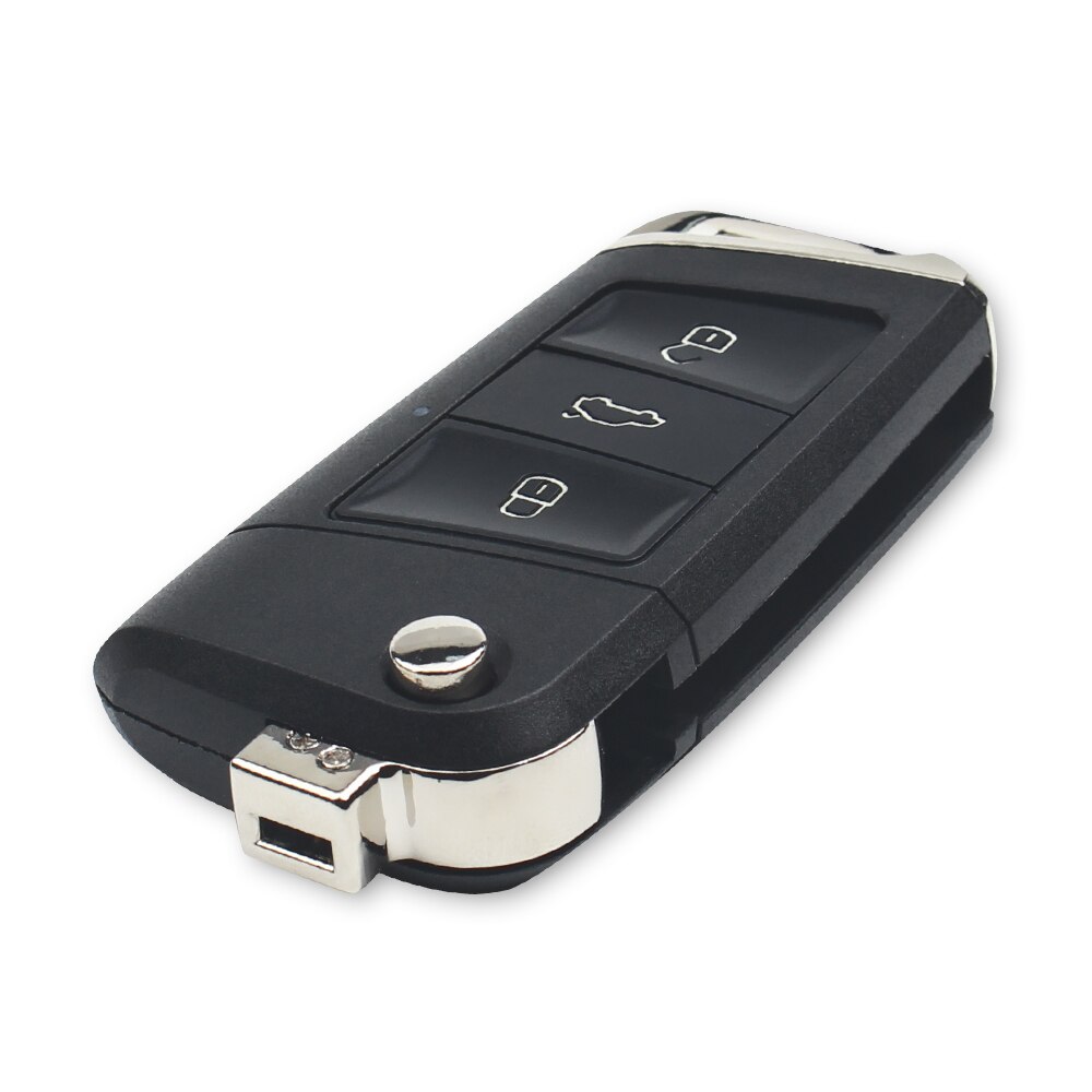 

KEYYOU для Volkswagen VW Polo Passat B5 Golf MK5 Beetle модифицированный флип-брелок с дистанционным управлением, 3-кнопочный сменный чехол для автомобильного ключа