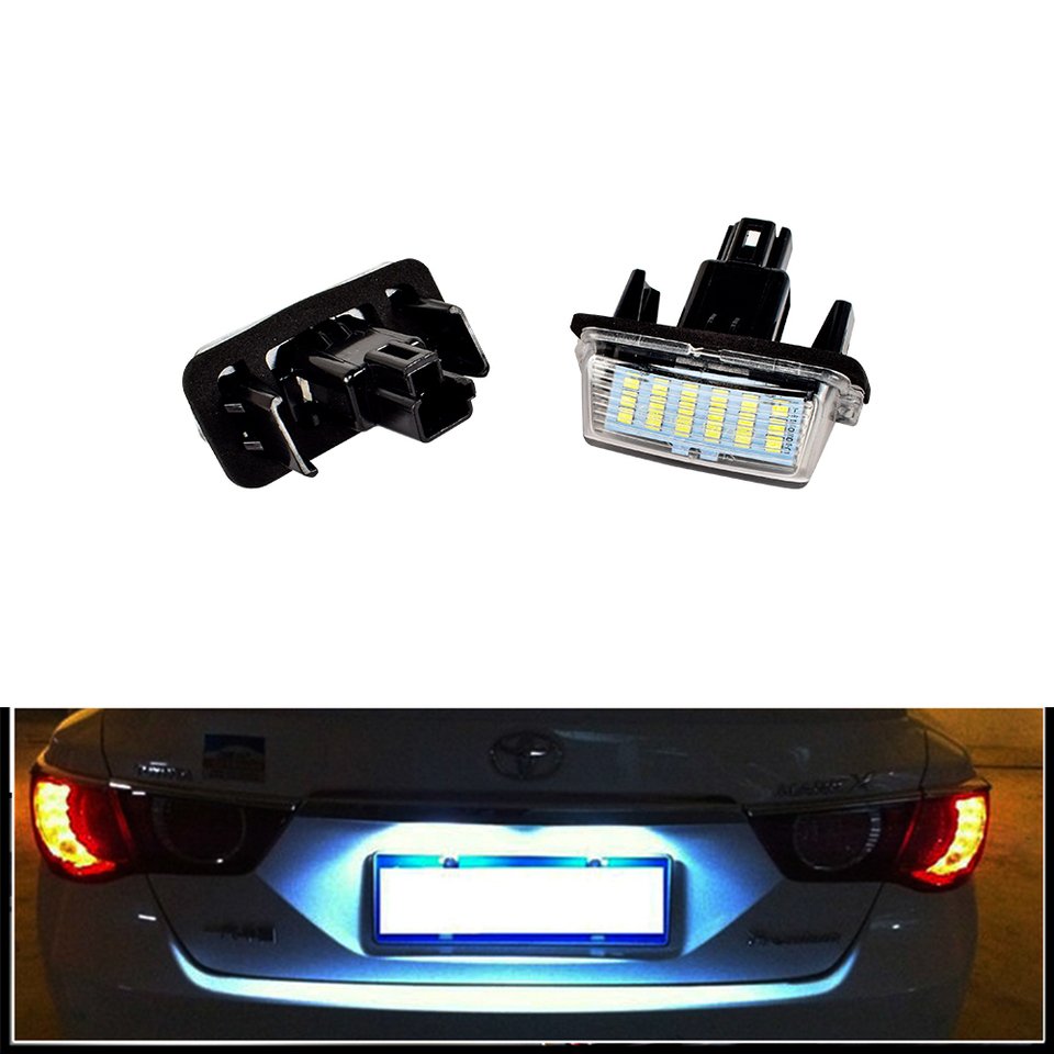 

Светодиодные огни номерного знака Canbus без ошибок для Toyota Highlander 50 XU50 2014 2015 2016 2017 2018 2019 2020 Аксессуары