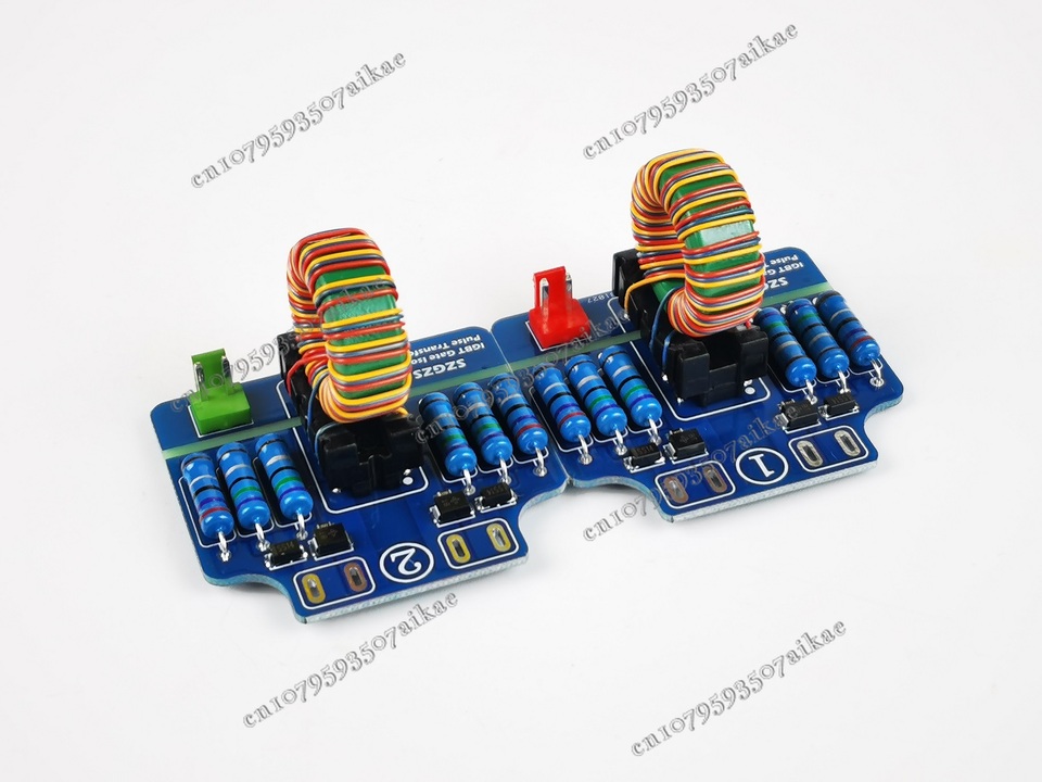 

Катушка Tesla DRSSTC с полным мостом, IGBT модуль, специальный драйвер, изоляционный трансформатор