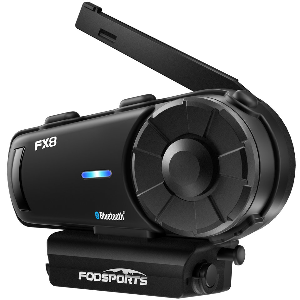 

Fodsports FX8 Bluetooth-гарнитура для мотоциклетного шлема,Переговорное устройство,8 всадников 2000 м