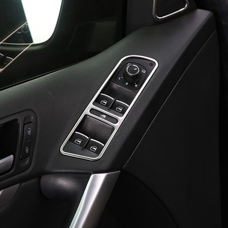 

Наклейка для кнопки подъема окна автомобиля, 4 шт./компл., для VW Tiguan 2013, 2014, 2015, 2016