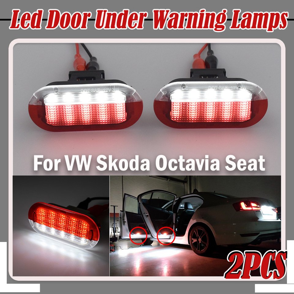 

Светодиодный дверной светильник Welcome Footwell Light для VW Golf MK4 Beetle Cabrio Jetta Bora Polo Sharan Vento Touran Skoda Octavia