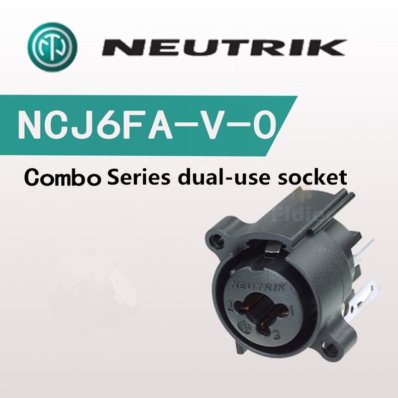 

Neutrik NCJ6FA-V-0 XLR комбинированный разъем