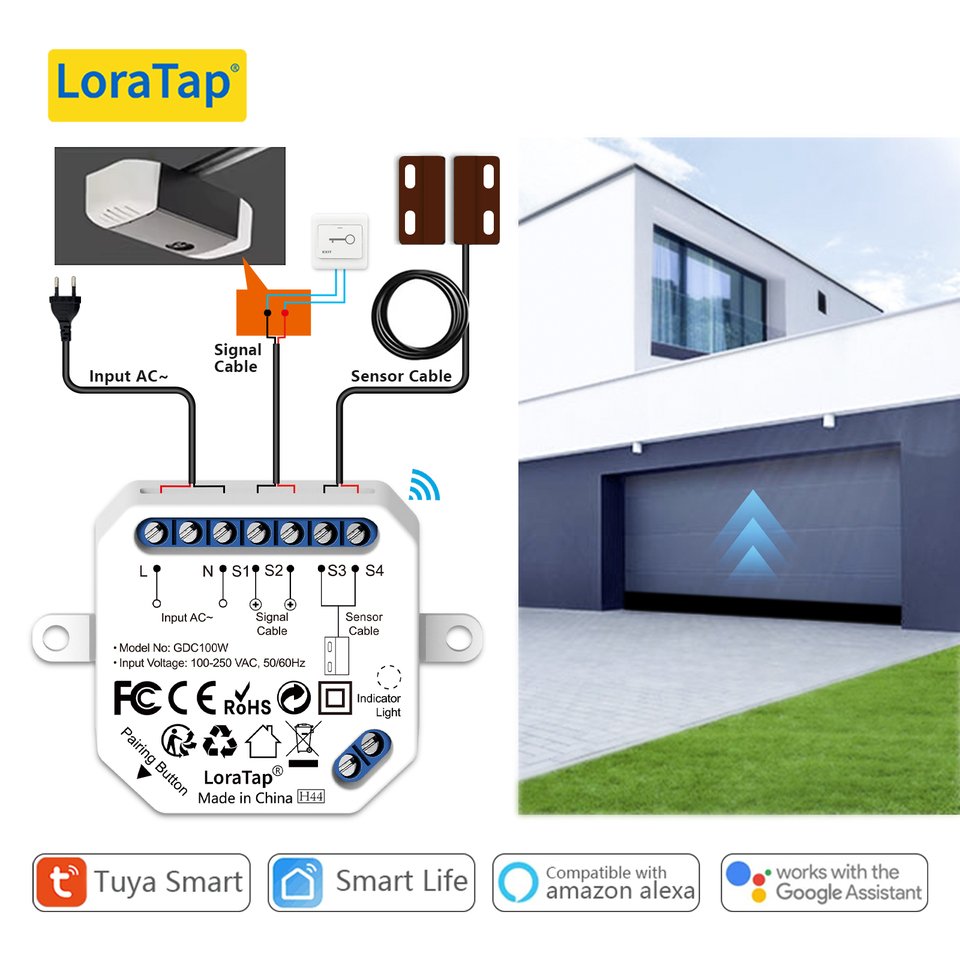 

LoraTap Wi-Fi контроллер для гаражных ворот