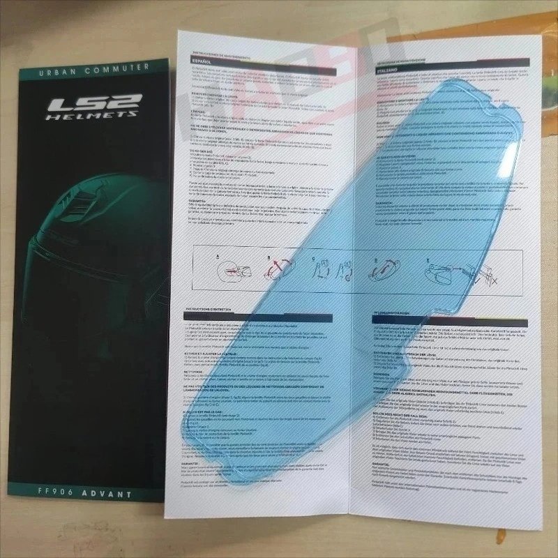 

Оригинальный козырек для шлема LS2 FF906, прозрачный противотуманный патч, непромокаемый, подходит для LS2 FF906, откидные полнолицевые шлемы